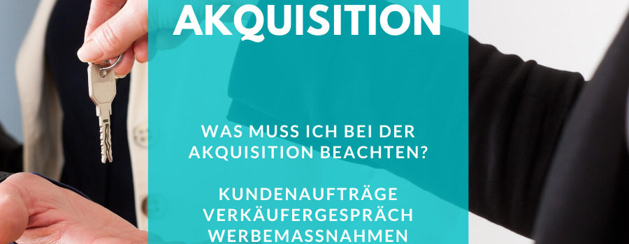 Rechtsfragen Akquisition Immobilienmakler