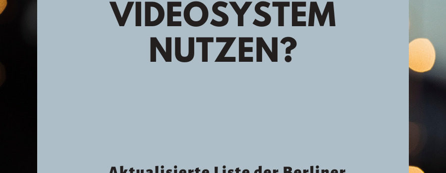 Videokonferenzsystem und DSGVO