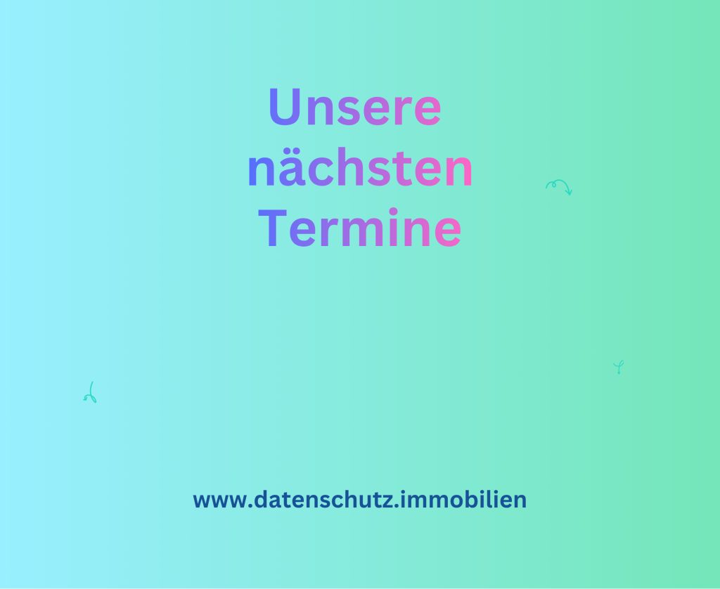 Unsere Termine für Webinare und digitale Konferenzen im Schnellüberblick