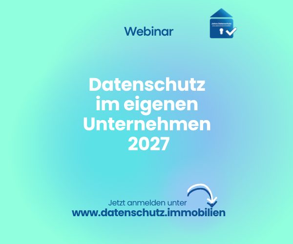 Webinar Datenschutz im eigenen Unternehmen 2027